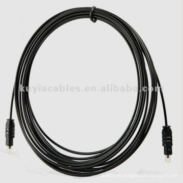 16FT (5M) Cable óptico de fibra óptica óptica de Digitaces (cable óptico de fibra) OD: Cable de 4.0mm AV